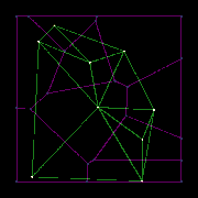 Delaunay over voronoi