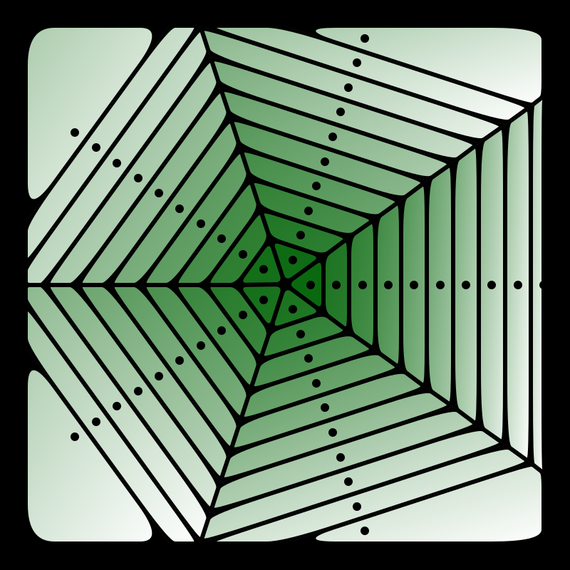 A voronoi diagram.